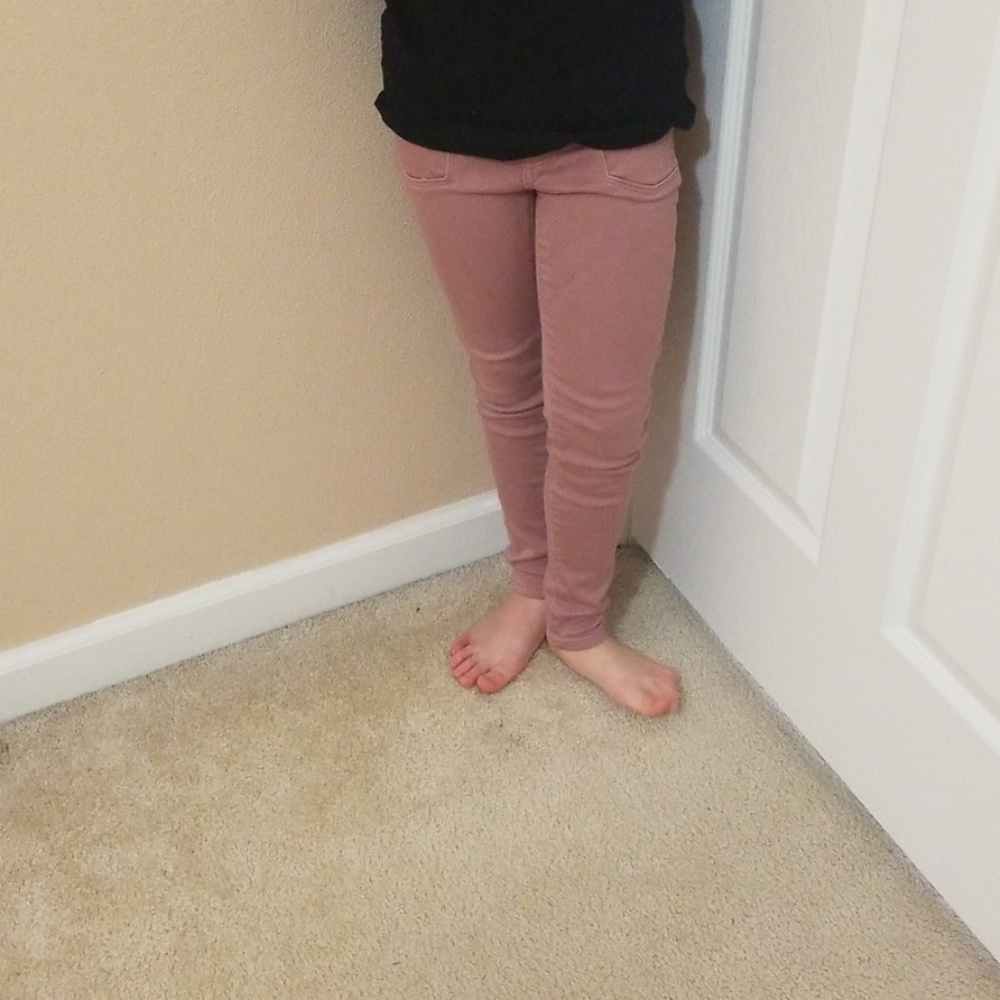 Pink girls size 7 jeans